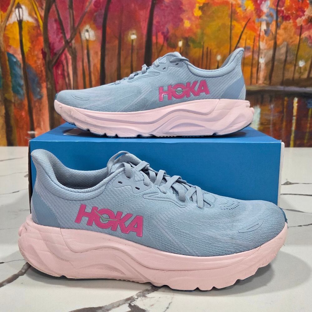 Hoka W Arahi 8 Drizzle Petal Size 9 B Women's Running Shoes 1168691 DZLP